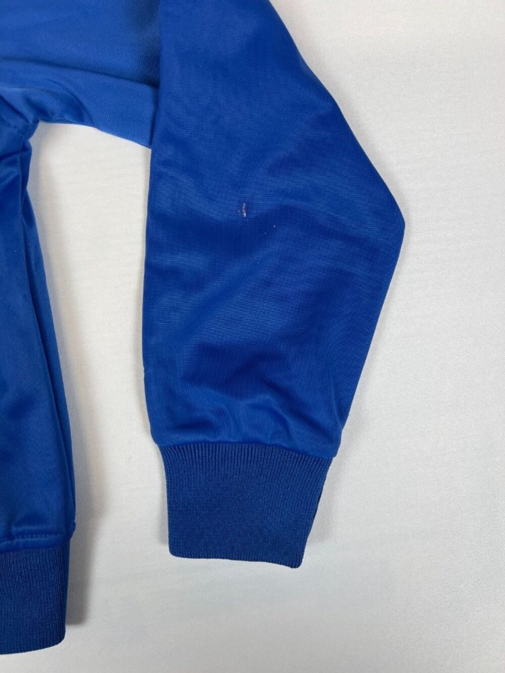 Italia Soccer Boys 5/6 Blue Full Zip Track Jacket Gold Foil Logo - Picture 4 of 6